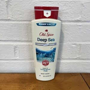 Old Spice - Deep Sea BODY WASH Ocean Waves Kelp 18 oz HTF